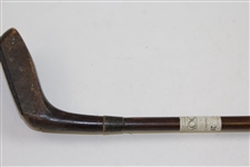 Vintage Walter Hewitt Mallet Putter with W. Hewitt Shaft Stamp