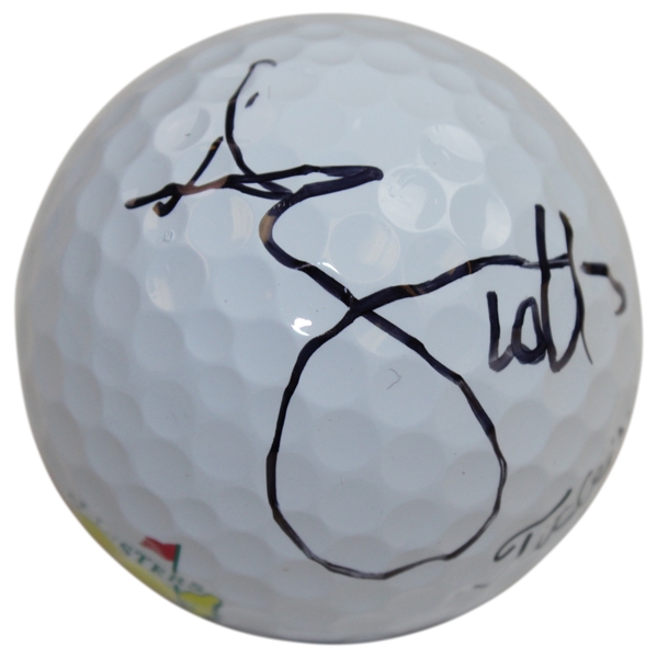 Adam Scott Signed Masters Logo Golf Ball JSA #HH25684