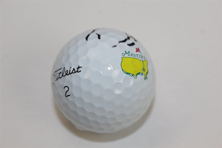 Danny Willett Signed Masters Logo Golf Ball BECKETT #G92965