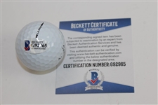 Danny Willett Signed Masters Logo Golf Ball BECKETT #G92965
