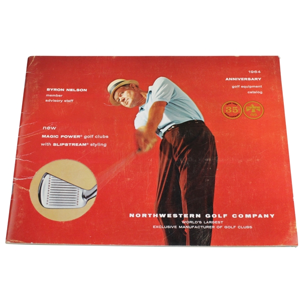 Byron Nelson Cover For 1964 Northwest Golf Company Golf Equipment Anniversary Catalogue