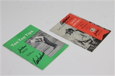 Ken Venturi Signed Instructional Pamphlets 'Golf Swing' & 'Ten Top Tips' JSA ALOA