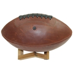 2020 Augusta National Masters Premium Leather Football by Links Kings w/ Wood Stand in Bag
