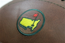 2020 Augusta National Masters Premium Leather Football by Links Kings w/ Wood Stand in Bag