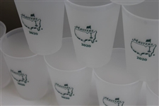Twenty-Three (23) Masters 2020 Tournament Logo Plastic Drinking Cups