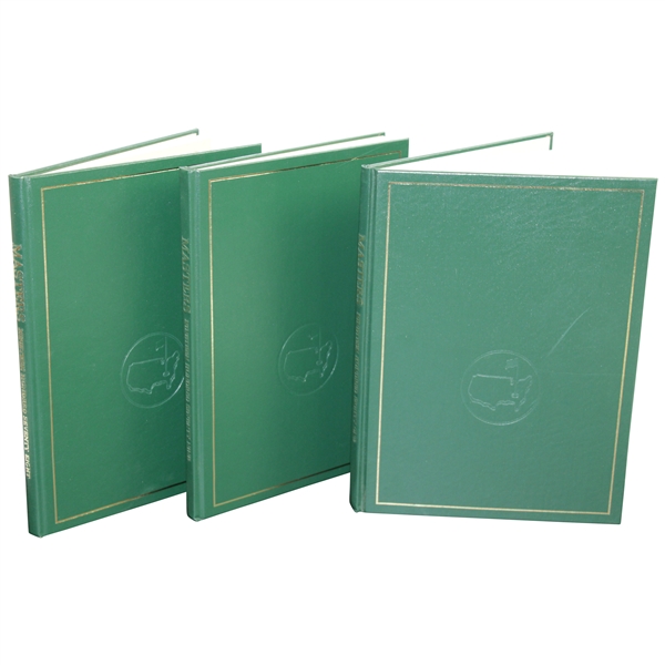 1978, 1979, & 1981 Masters Tournament Annual Book - Player, Zoeller, & Watson Winners