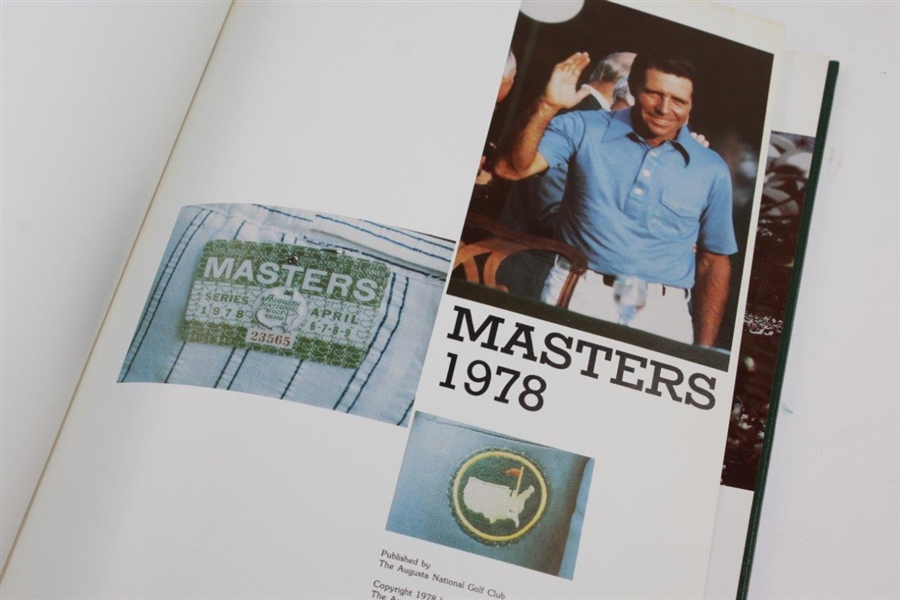 1978, 1979, & 1981 Masters Tournament Annual Book - Player, Zoeller, & Watson Winners