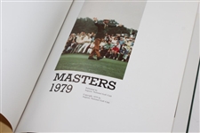 1978, 1979, & 1981 Masters Tournament Annual Book - Player, Zoeller, & Watson Winners