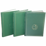 1982, 1983, & 1984 Masters Tournament Annual Books - Stadler, Ballesteros, & Crenshaw Winners