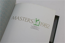 1982, 1983, & 1984 Masters Tournament Annual Books - Stadler, Ballesteros, & Crenshaw Winners