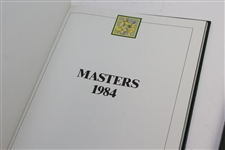 1982, 1983, & 1984 Masters Tournament Annual Books - Stadler, Ballesteros, & Crenshaw Winners