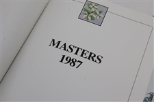 1985, 1987, & 1988 Masters Tournament Annual Books - Langer, Mize, & Lyle Winners