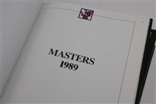 1989, 1990, & 1996 Masters Tournament Annual Books - All Nick Faldo Wins