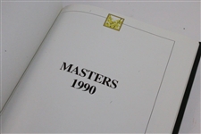 1989, 1990, & 1996 Masters Tournament Annual Books - All Nick Faldo Wins