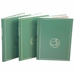 1991, 1993, & 1994 Masters Tournament Annual Books - Woosnam, Langer, & Olazabal Winners