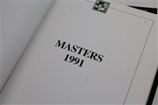 1991, 1993, & 1994 Masters Tournament Annual Books - Woosnam, Langer, & Olazabal Winners