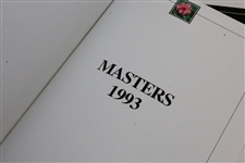 1991, 1993, & 1994 Masters Tournament Annual Books - Woosnam, Langer, & Olazabal Winners