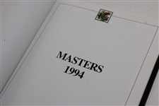1991, 1993, & 1994 Masters Tournament Annual Books - Woosnam, Langer, & Olazabal Winners