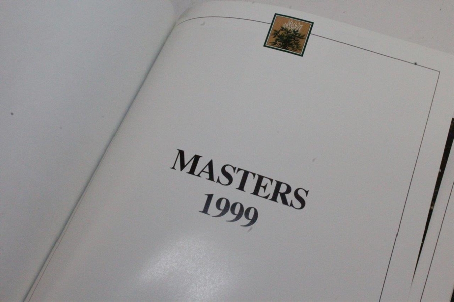 1995, 1998, & 1999 Masters Tournament Annual Books - Crenshaw, O'Meara, & Olazabal Winners