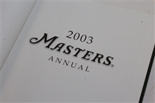 2000, 2003, & 2004 Masters Tournament Annual Books - Singh, Weir, & Mickelson Winners