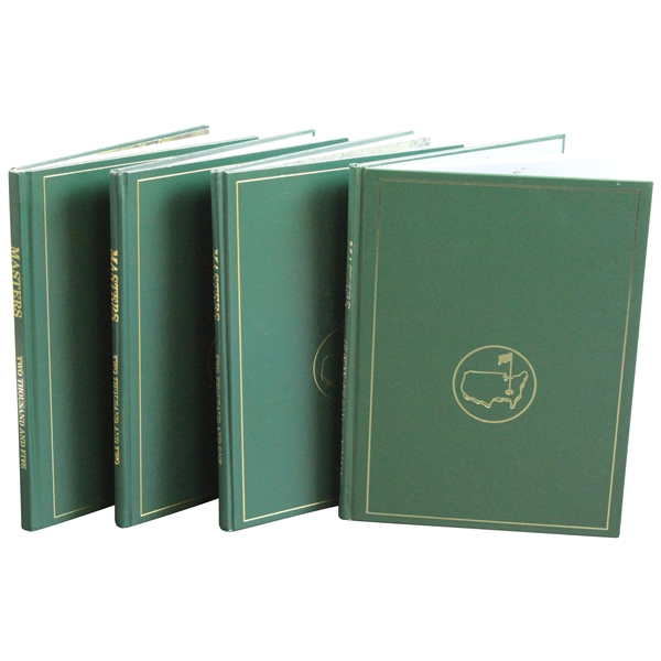 1997, 2001, 2002, & 2005 Masters Tournament Annual Books - Tiger Woods Victories!