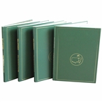 1997, 2001, 2002, & 2005 Masters Tournament Annual Books - Tiger Woods Victories!
