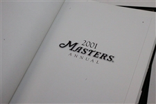 1997, 2001, 2002, & 2005 Masters Tournament Annual Books - Tiger Woods Victories!