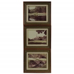 Augusta National Golf Club  Clubhouse, Hole #13, & Hole #16 Framed Photos 