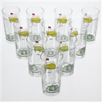 2000-2009 Masters Tournament Commemorative Glasses - 10 Total