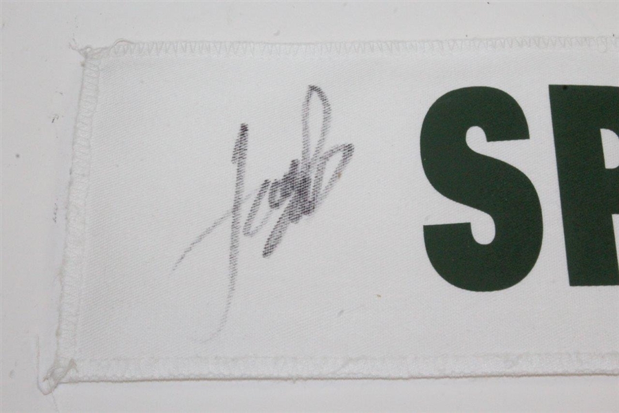 Jordan Spieth Signed Undated/Unmarked Caddy Name Plate JSA ALOA