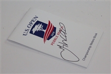 Gary Woodland Signed 2019 US Open Caddy Yardage Book JSA ALOA