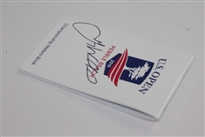 Gary Woodland Signed 2019 US Open Caddy Yardage Book JSA ALOA