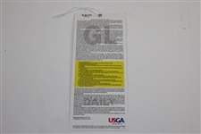 Gary Woodland Signed 2019 US Open at Pebble Beach Sunday Final Round Ticket JSA ALOA