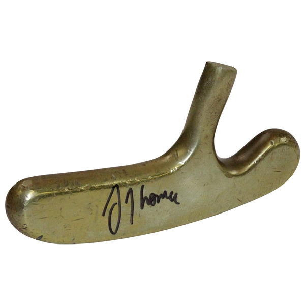 Justin Thomas Signed Acushnet Standard Brass Putter Head JSA ALOA
