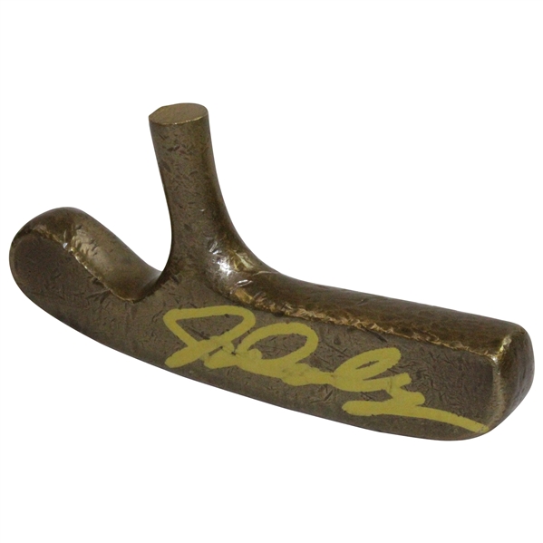 John Daly Signed Acushnet Bullseye Brass Putter Head JSA ALOA