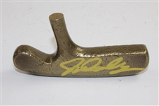 John Daly Signed Acushnet Bullseye Brass Putter Head JSA ALOA