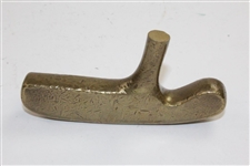 John Daly Signed Acushnet Bullseye Brass Putter Head JSA ALOA