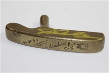John Daly Signed Acushnet Bullseye Brass Putter Head JSA ALOA