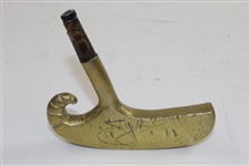 Jim Furyk Signed King 'Snake Rattle' Brass Putter Head with Score Inscription JSA ALOA