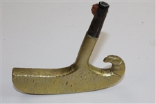 Jim Furyk Signed King 'Snake Rattle' Brass Putter Head with Score Inscription JSA ALOA