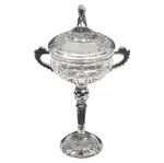 Deane Bemans Original 1987 Ryder Cup at Muirfield Village Crystal Trophy W/Figural Golfer