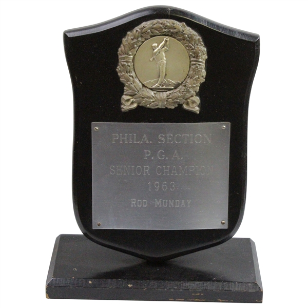 Rod Mundays 1963 P.G.A. Senior Champion Philadelphia Section Trophy