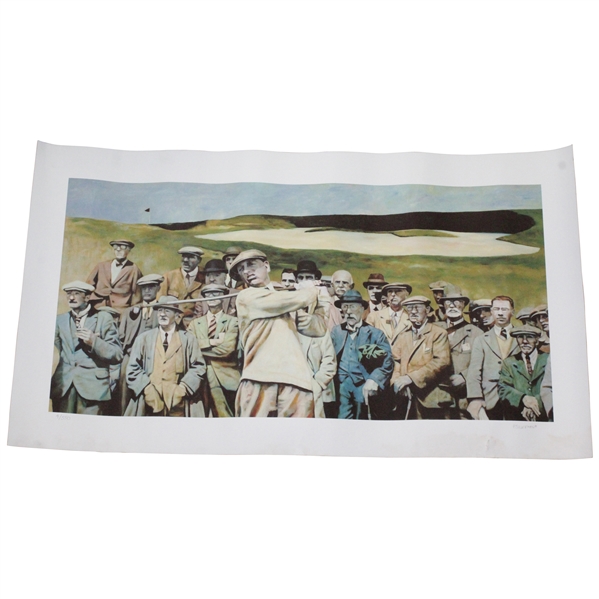 'Scottish Golfer' Macdonald Smith Ltd Ed Giclee Print by Artist P. Silverman 4/550