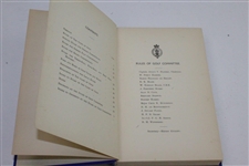 1934 'Rules of Golf and Decisions' by the Rules of Golf Committee Sigend by Richard Tufts