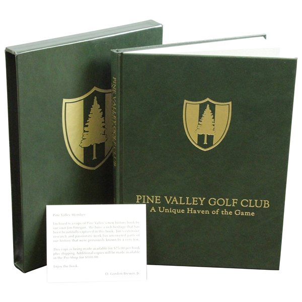 'Pine Valley Golf Club: A Unique Haven of the Game' Member Book with Slipcase Signed by Author
