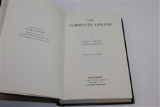 'The Complete Golfer' Book by Harry Vardon 1977 Golf Digest Reprint of 1905 Original