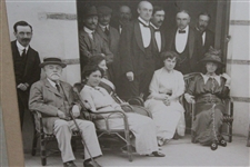 1912 Amateur Golf Championship Souvenir Matted Oversize Photo In Front of Golden Bay Hotel, Westward Ho