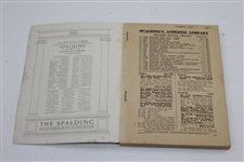 1931 Spalding Athletic Library Booklet with Bobby Jones  with Grand Slam Trophies Cover