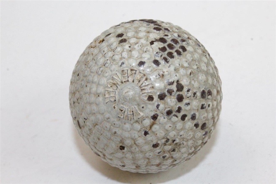 Circa Early 1900's The Challenger Rubber Core Bramble Golf Ball - Made by Cochrane