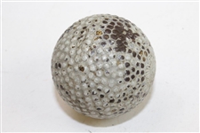 Circa Early 1900's The Challenger Rubber Core Bramble Golf Ball - Made by Cochrane